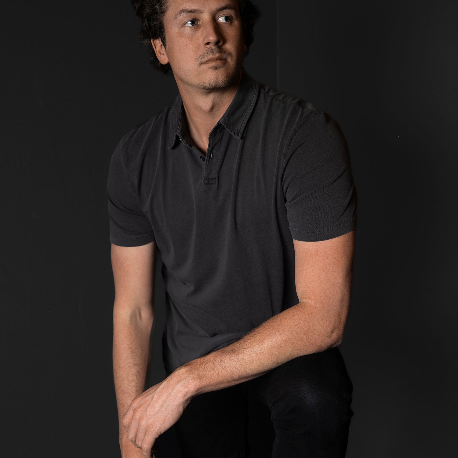 CORE POLO | BLACK SANDS